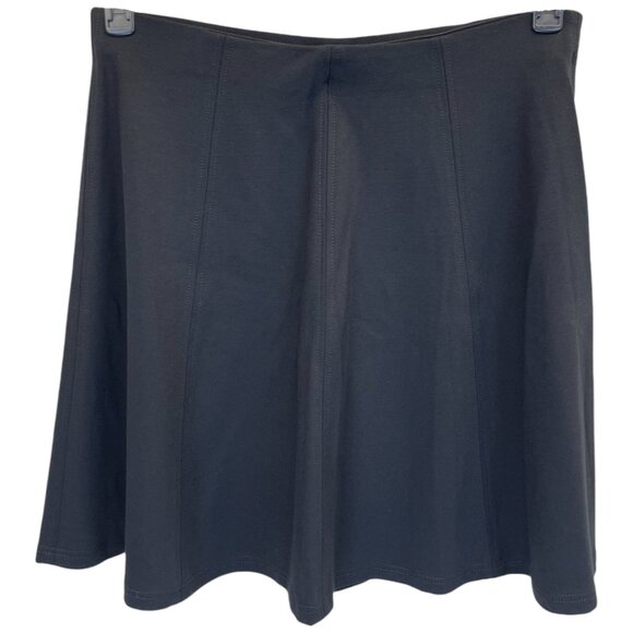 LARGE - ROZ & ALI - Pull On Black Circle Skater Skirt - Picture 1 of 4